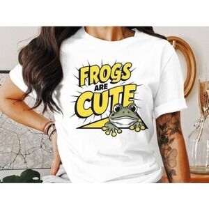 Funny Frogs Are Cute Toad Animal Gift Retro Unisex T-Shirt